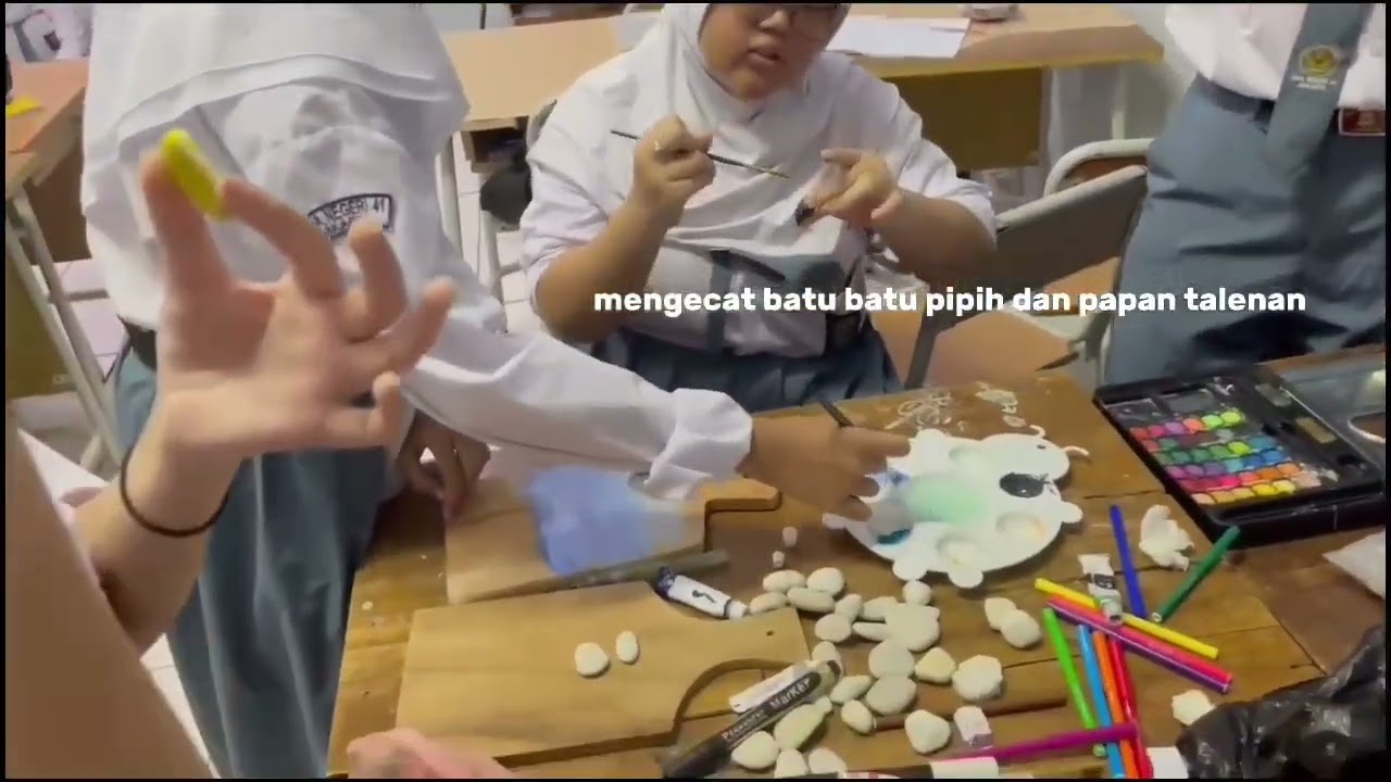 TMI-Log || How to Make Pebble Art || Kelompok 6