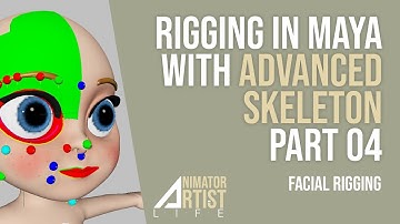 Facial Rigging in Maya with Advanced Skeleton  - PART 04 - Face Rig