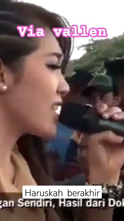 VIA VALLEN  HARUSKAH BERAKHIR  OM MONATA #dangdut #shorts #shortsvideo #viavallen #monata
