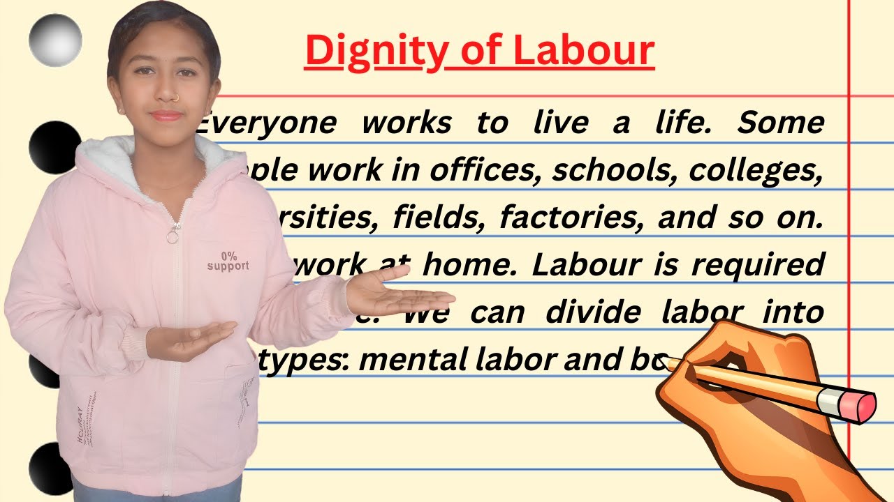 write an essay on dignity of labour