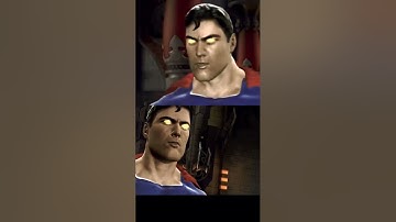 Mortal Kombat VS DC Universe Raiden And Superman Comparison