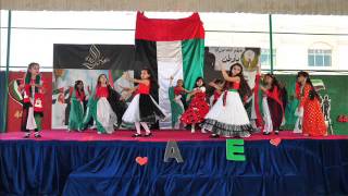 GIPA 1-12 Students Celebrating 44th UAE National Day