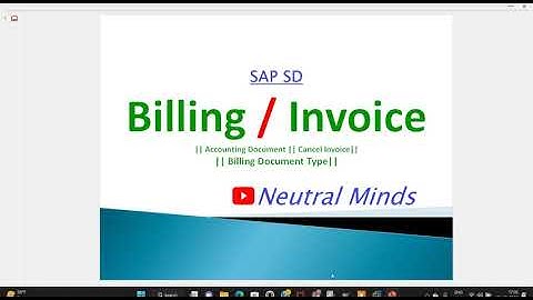 SAP SD Billing / Invoice, Accounting Entries, Cancel invoice complete process with configuration.