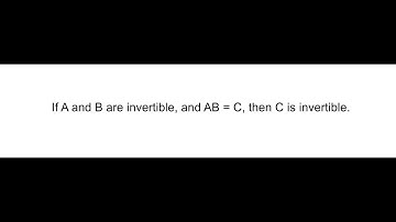 Proof that the Product of Two Invertible Matrices is also Invertible