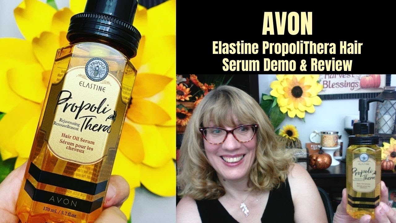 Avon Elastine PropoliThera Hair Serum Demo & Review YouTube