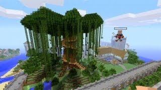Minecraft Xbox 360 - Beautiful Giant Tree - SPANKLECHANK's World Tour - Part 5