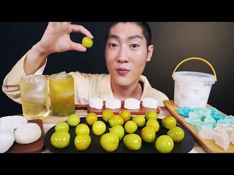 샤인머스켓 탕후루&amp;amp;코하쿠토&amp;amp;찹쌀떡ㅣTANGHULU,KOHAKUTO,RICE CAKEㅣMUKBANG ASMRㅣ소준식
