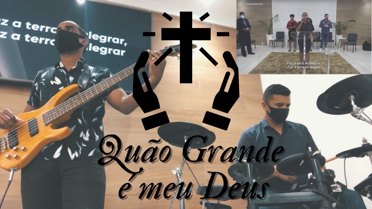 Quão grande é meu Deus - Gabriel Maciel / Bass - Drum cam