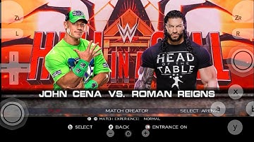 WWE 2K23 Wii Game For Dolphin Emulator On Android Device | Super Cena Vs. Roman Reigns | Gameplay