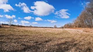 Countryside Timelapse of White Clouds And Blue Sky