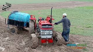 ÇILGIN KÖYLÜ #traktor  #masseyferguson  ÇAMURA SAPLANDI  #newholland ÇIKARDI