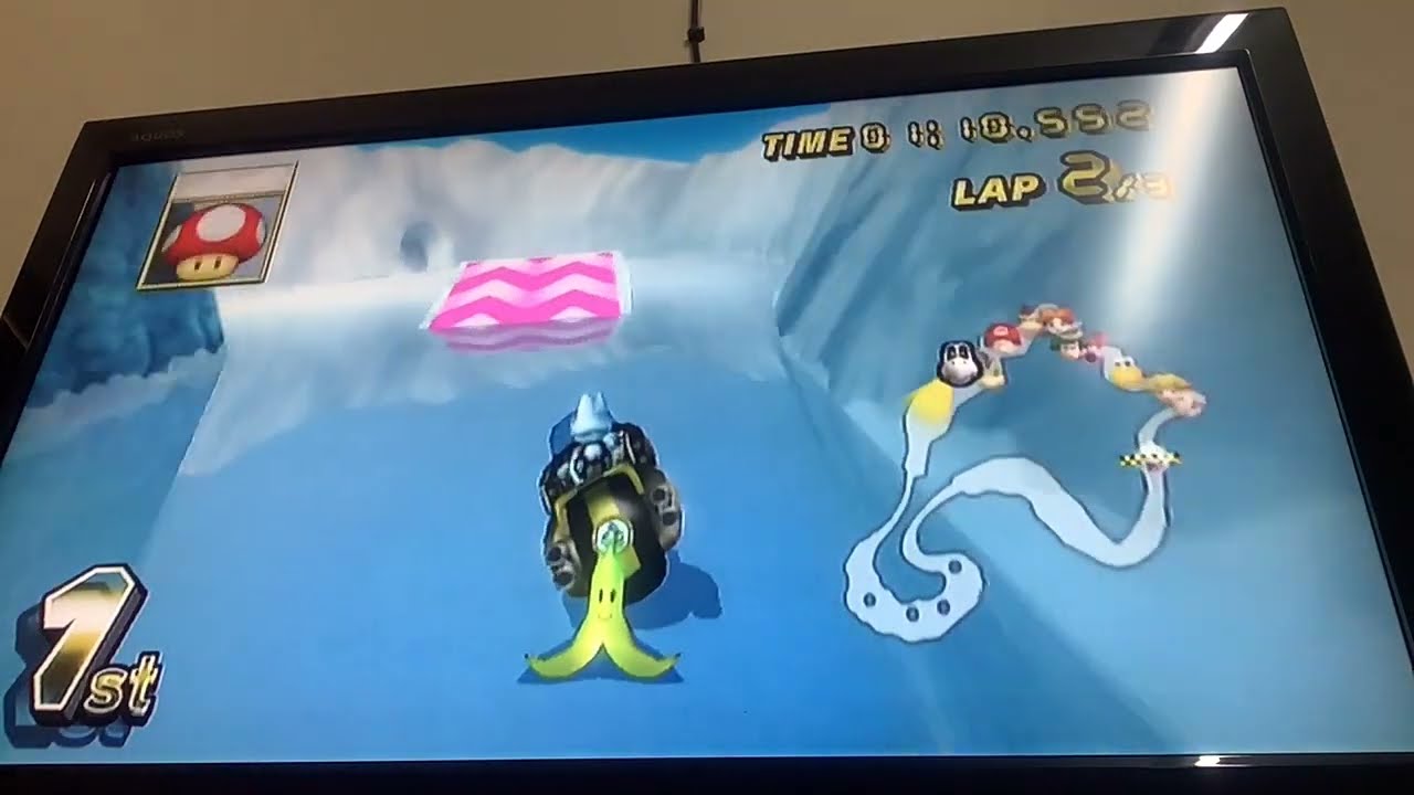 Mario Kart Wii 150CC Banana Cup Dry Bones Bubble Bike