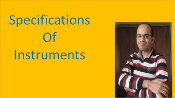 Learn about Specifications of Instruments | Detailed Design | Engineering| Instrumentation & Control