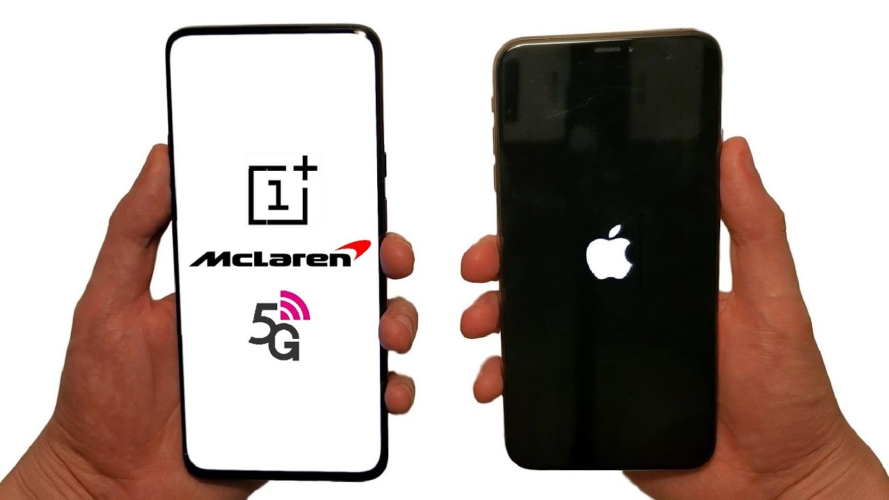 Update OnePlus 7T Pro 5G McLaren vs iPhone 11 Pro Max Speed Test, Speakers, Battery \u0026 Cameras!