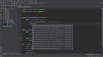 PyQt Framework  Event Filter