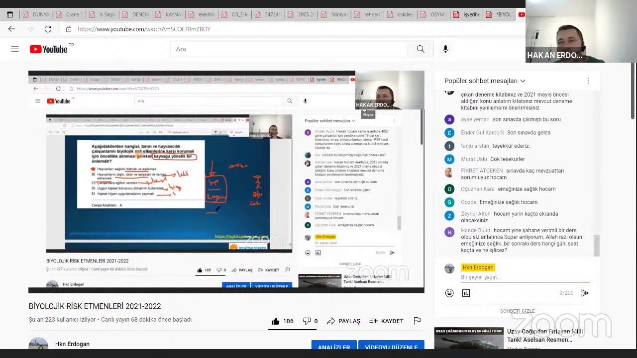 BİYOLOJİK RİSK ETMENLERİ 2021-2022