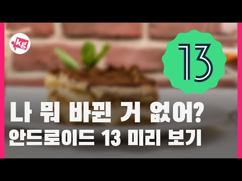 나 뭐 바뀐거 없어?? 안드로이드 13 개발자 프리뷰 1 미리 보기 [4K]