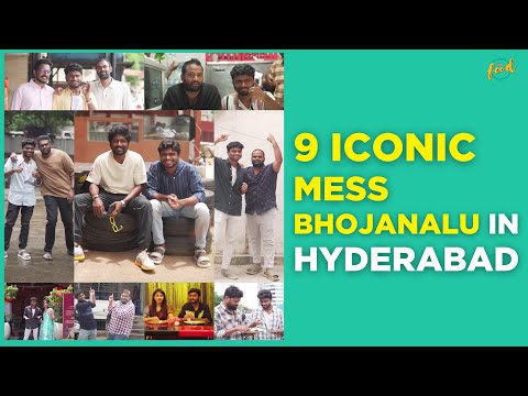9 Iconic Mess Bhojanalu in Hyderabad FULL VIDEO | #ChaiBisketFood