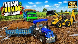Tractor trolley game JCB machine wala game Truck loading game off' reading JCB game 🎯 screenshot 2