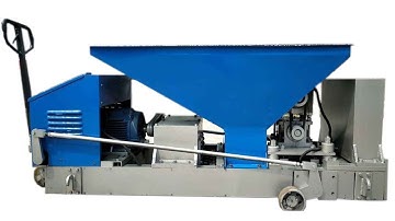 Precast lightweight concrete hollow core wall panel extrusion machine