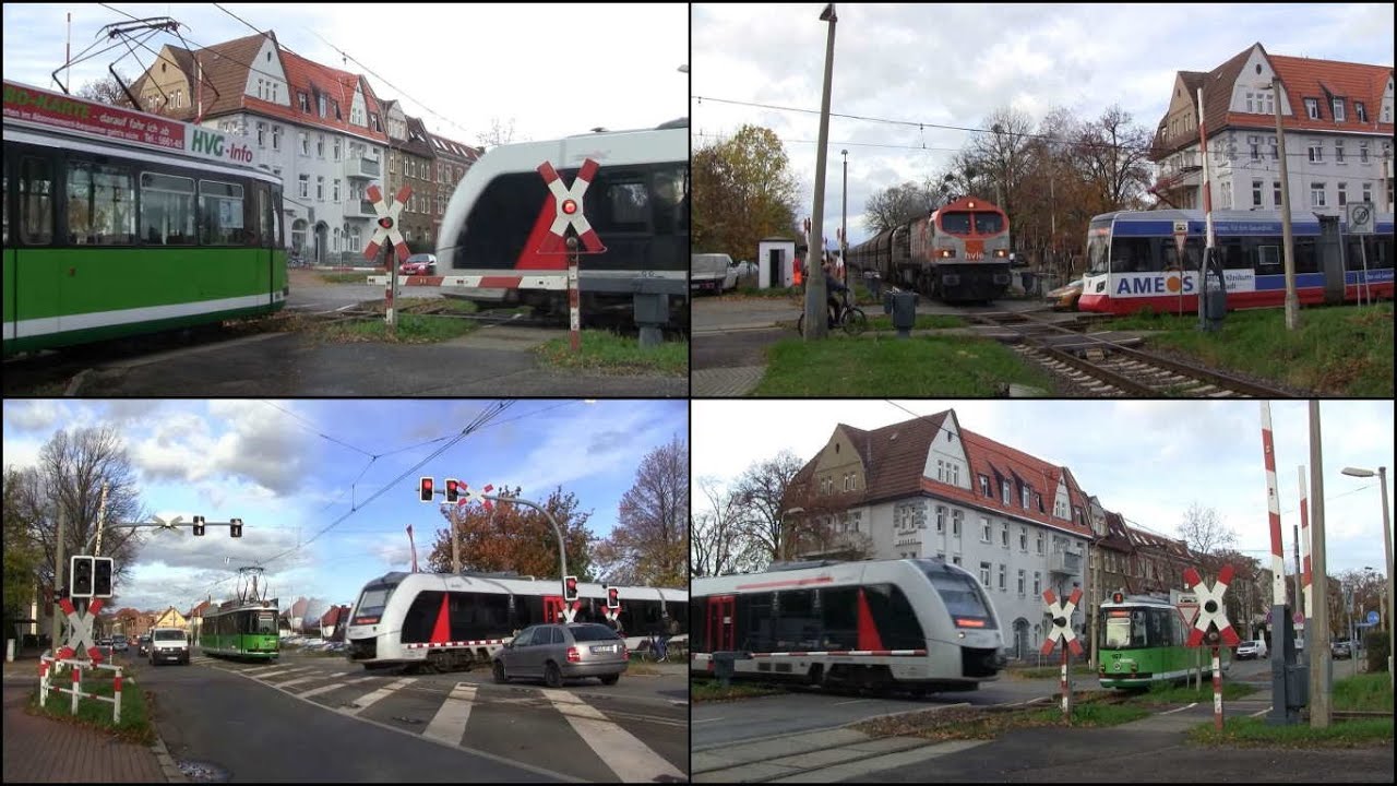 Halberstadt Bahnübergänge, 02.11.2020