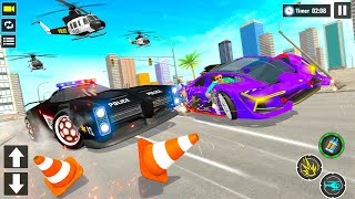 US Police Officer Hummer Car Chasing and Arresting Criminals in City Simulator - Android Gameplay. screenshot 4