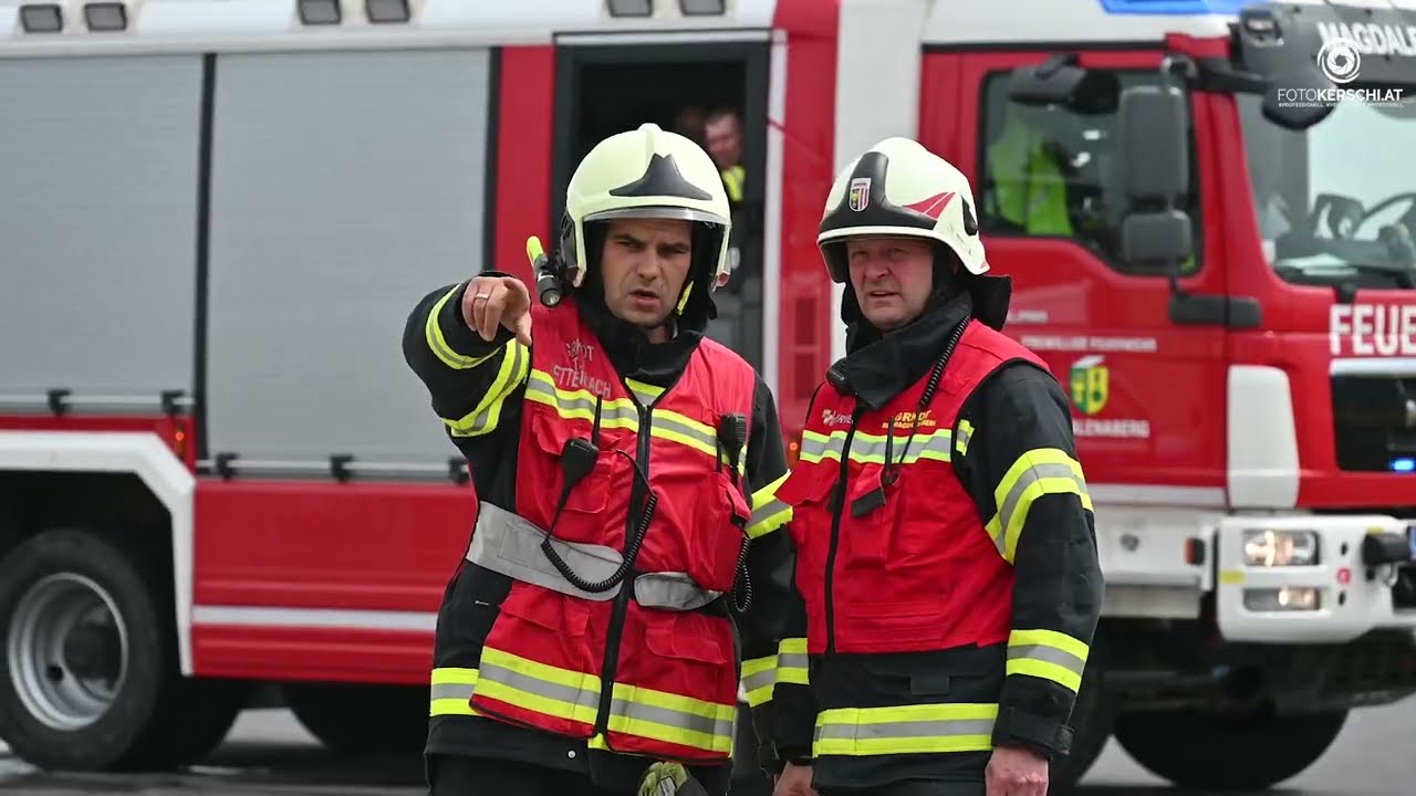 Brand einer Gasflasche in Pettenbach fordert Einsatz von Sechs Feuerwehren