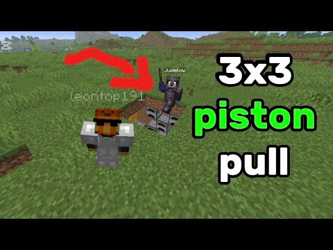 How to make an 3x3 piston pull trap!