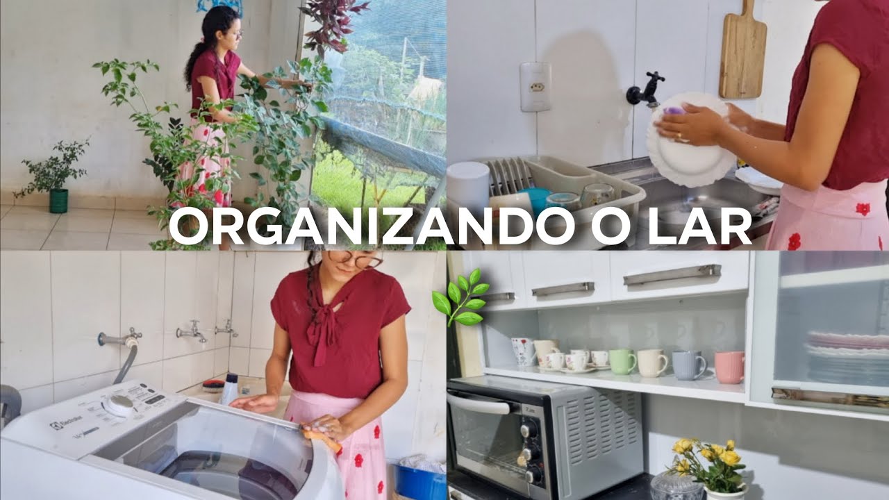 Uma manhã calma: café, plantas e cuidando do lar 🌿