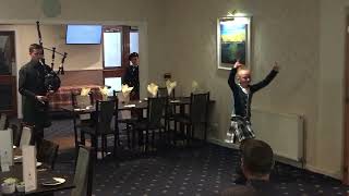 Scottish Dance Demonstration at Castletown Hotel