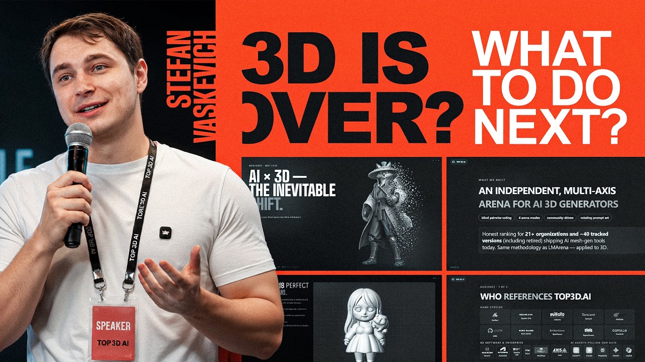 AI Just Broke 3D Modeling — The State of AI 3D in 2026 (Full Talk)
