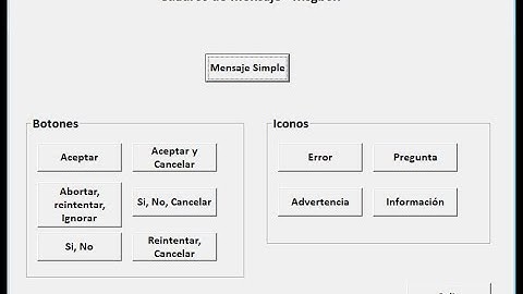 Visual Basic 6 Clase 5: MsgBox