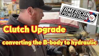 Installing American Powertrain Hydramax hydraulic clutch kit in the b-body