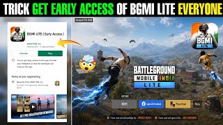 🤫Trick Get Early Access Of Bgmi Lite | Bgmi Lite Release Date  