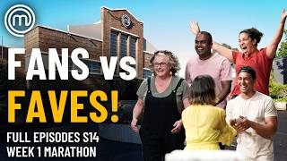 Watch the first epic week of Fans vs Faves! 🔥 | S14 Marathon | MasterChef Australia