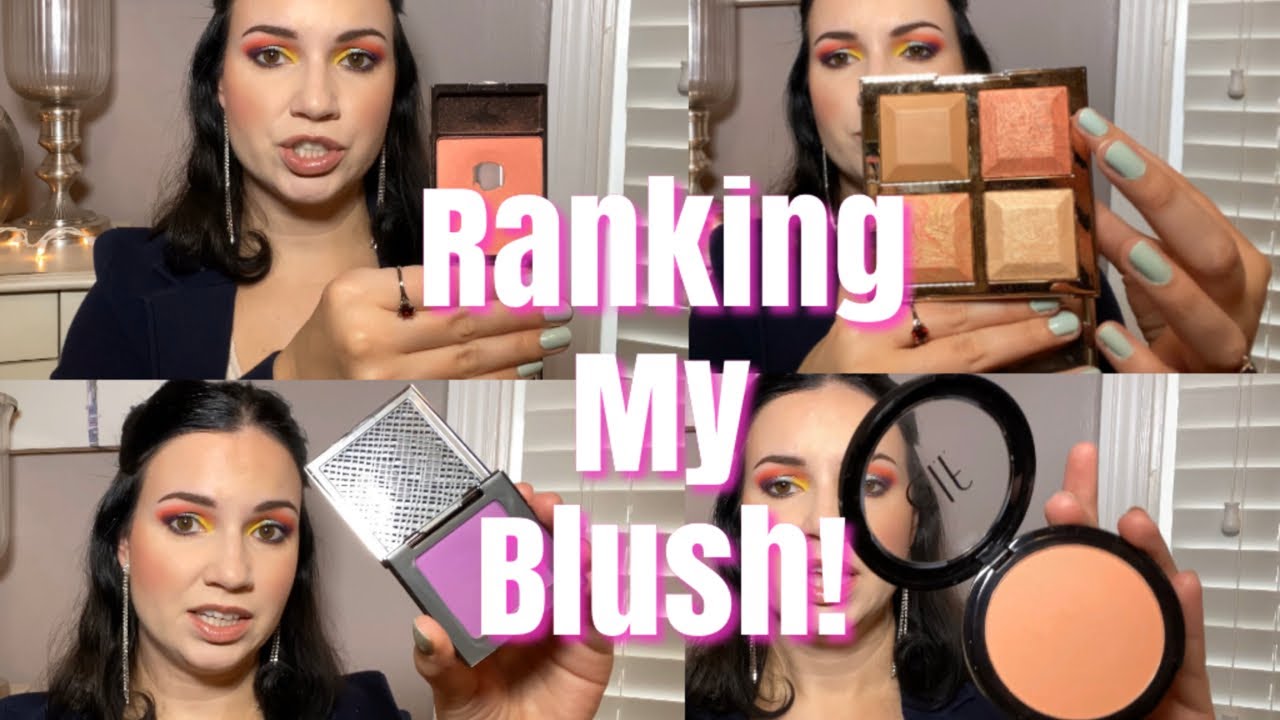 RANKING MY ENTIRE BLUSH COLLECTION!