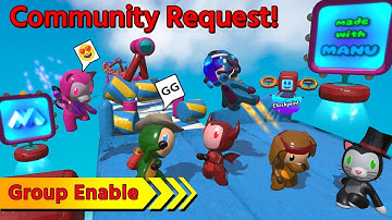 How to Enable and Disable Elements in Groups | MANU Video Game Maker Beta 1.2.5