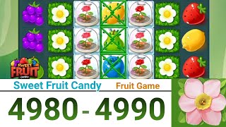 Sweet Fruit Candy - Easy game.level 4980 to 4990 screenshot 5