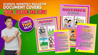 DepEd Vision | Mission | Monthly Bulletins | Cover Pages and MORE!