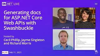 On .NET Live - Generating docs for ASP.NET Core Web APIs with Swashbuckle Profile