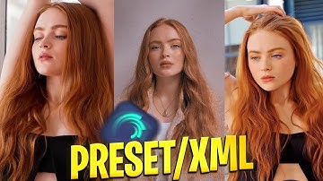 Hola Como Tale Tale Vu Alight Motion Preset XML 💜 - Sadie Sink Edit XML 😍 - Hunny Efx