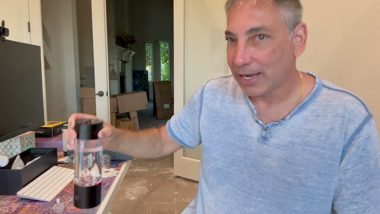 Hydrogen Glass Water Bottle Review & Unboxing    4K