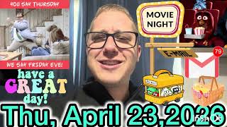 Thu, April 23,2026