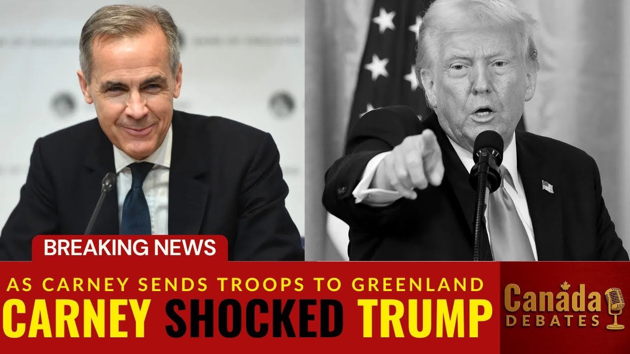 Trump Scr JUST IN: Carney STUNS Trump as Canada Positions Troops Near Greenland ...