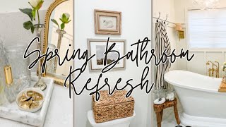 SPRING BATHROOM REFRESH 2024 | DIY • HAUL • DECORATE