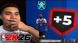 I Finally Hit Veteran 2 on NBA 2K26 and Unlocked My CAP BREAKERS with The BEST BUILD in NBA 2K26!!