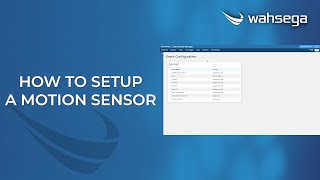 Information How to Set Up a Motion Sensor | Carina SafetyIoT Update