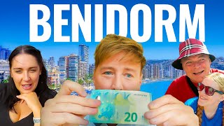 BENIDORM on a BUDGET! Can you get DRUNK with just €20 ? CHEAP bar crawl challenge