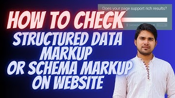 How to Check Structured Data Markup in Website | How to Check Schema Markup | Rich Results Test