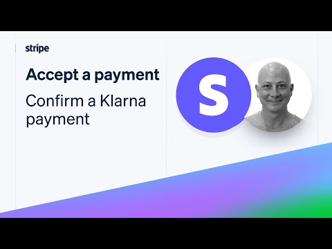 Accept a payment with Klarna